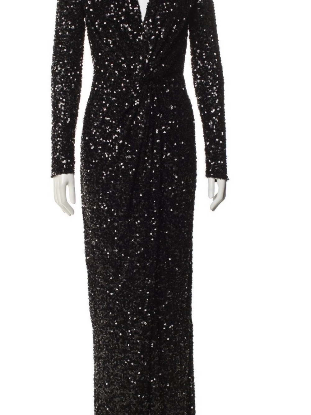NWT Elisabetta Franchi Long Sleeve Evening Gown